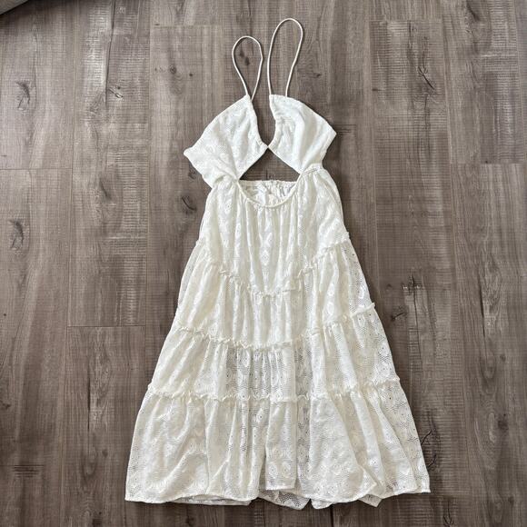 Hello Molly Been Good Maxi Dress White US 4 - Picture 4 of 12